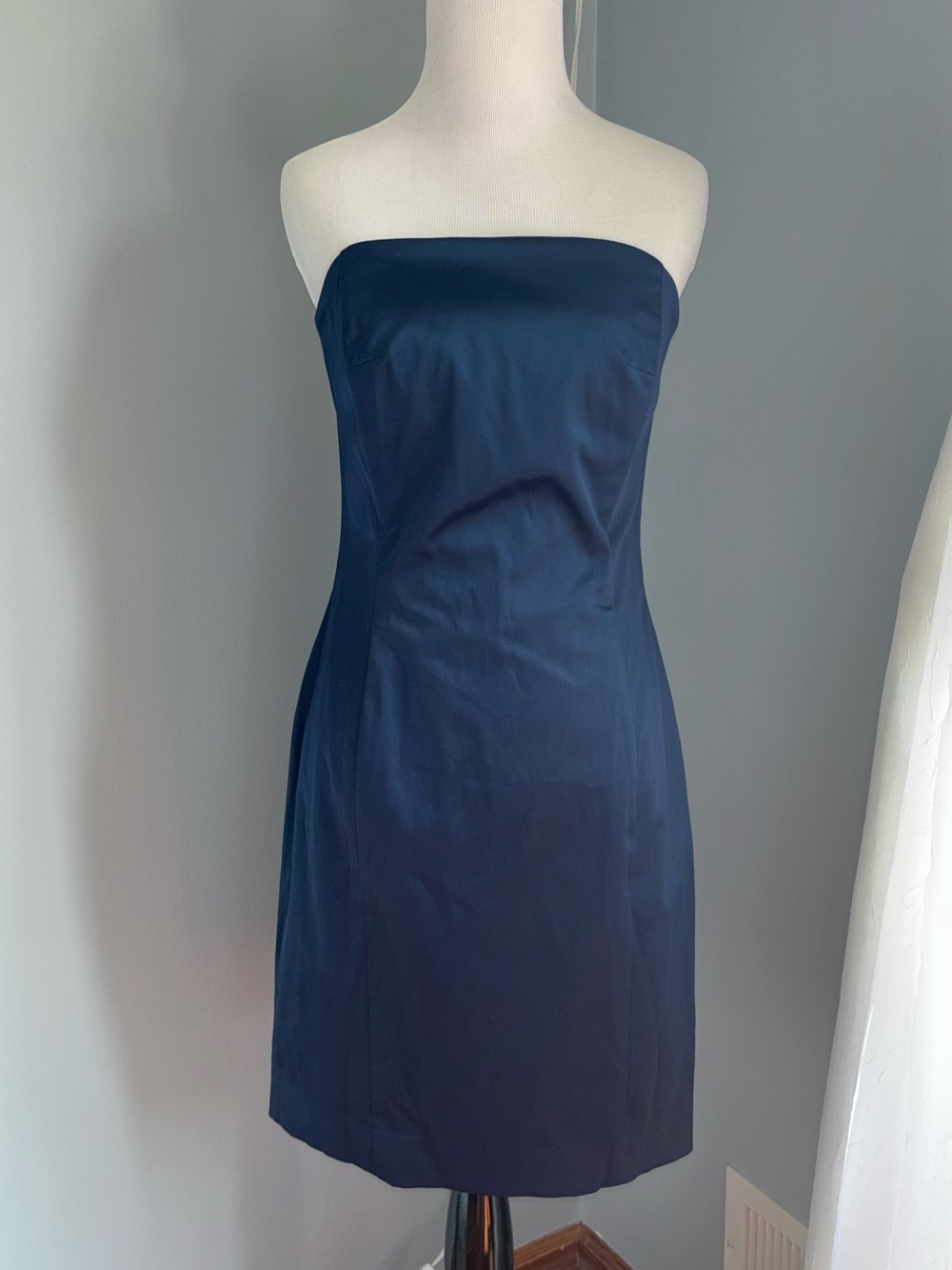 Isaac Mizrahi for Target Strapless Navy Sheath Dress